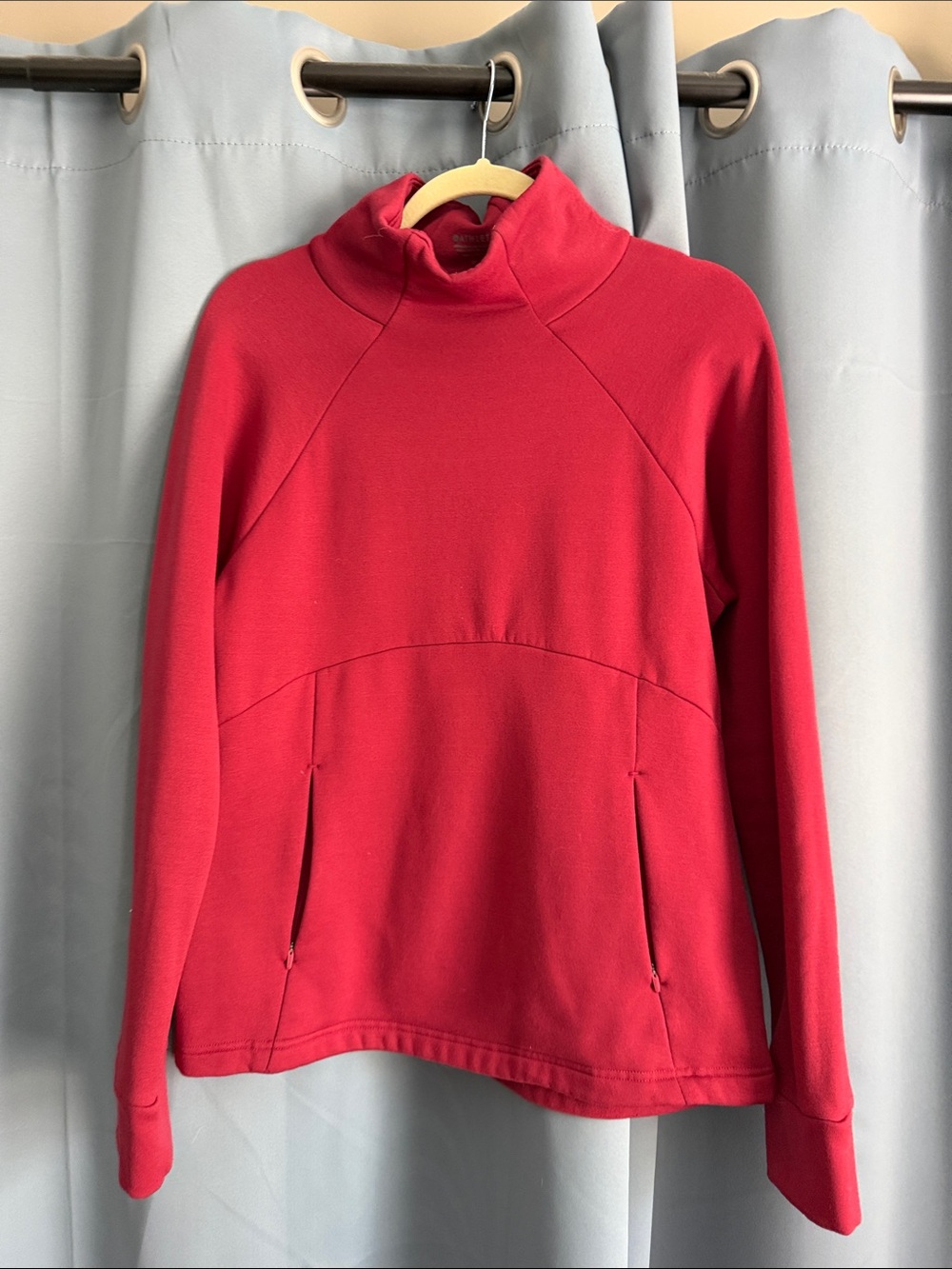 Athleta Berry Red Hoodie Pullover